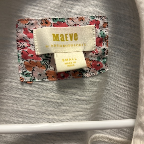 Maeve by Anthropologie t-shirt material button up - Picture 2 of 2